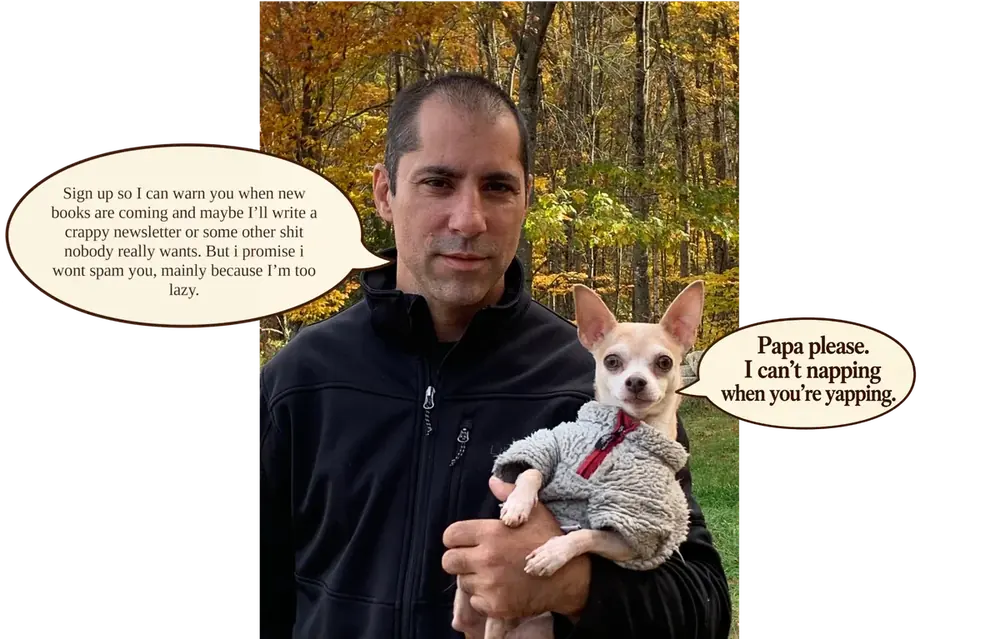 Shawn and Pubby invite readers to sign up for book announcements